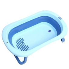 ​Ванночка дитяча складна Babyhood Комфорт синя (ВН-326BB)