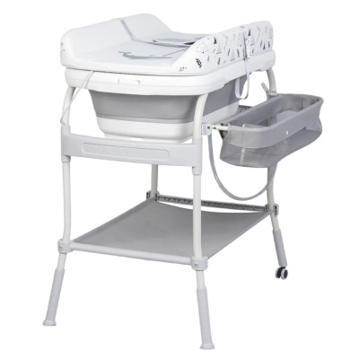 Багатофункціональний дитячий пеленальний столик Babyhood зі складаною ванночкою (BM-300) Багатофункціональний дитячий пеленальний столик Babyhood зі складаною ванночкою (BM-300)