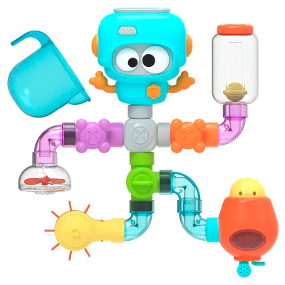 ​Іграшка для ванни Babyhood Водний фонтан Робот 21 елемент (YB1725)