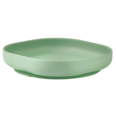 Тарілка Beaba силіконова на присосці зелена (913551)