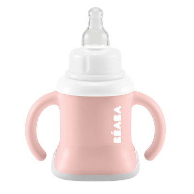Поїльник Beaba Evoluclip навчальний рожевий (913474)