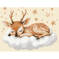 Картина за номерами Art Craft Оленятко на хмаринках 30 х 40 см (11598-AC)