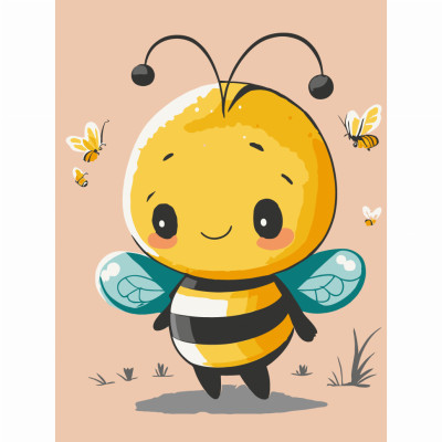 Картина за номерами Art Craft Маленька бджілка 30 х 40 см (15587-AC) Картина за номерами Art Craft Маленька бджілка 30 х 40 см (15587-AC)