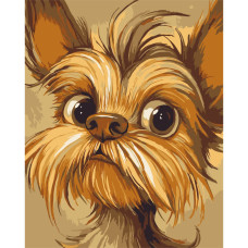 Картина за номерами Art Craft Йоркширський тер'єр 40 х 50 см (11720-AC)