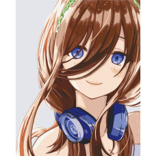 Картина за номерами Art Craft Блакитноока дівчина 40 х 50 см (10334-AC)