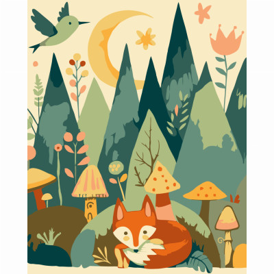 Картина за номерами Art Craft Вечірній ліс 40 х 50 см (15579-AC) в Херсоне