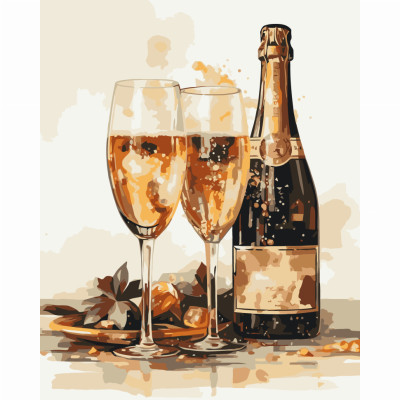 Картина за номерами Art Craft Ігристе на двох 40 х 50 см (12046-AC) Картина за номерами Art Craft Ігристе на двох 40 х 50 см (12046-AC)