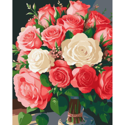 Картина за номерами Art Craft Квіти кохання 40 х 50 см (13088-AC) в Херсоне