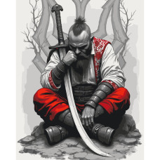 Картина за номерами Art Craft Козак із шаблею 40 х 50 см (10178-AC)