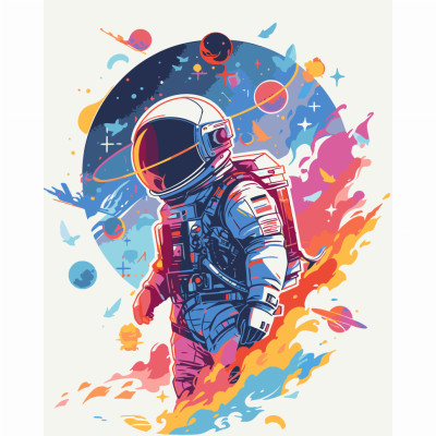 Картина за номерами Art Craft Космічний дослідник 40 х 50 см (16511-AC) в Херсоне Картина за номерами Art Craft Космічний дослідник 40 х 50 см (16511-AC) в Херсоне