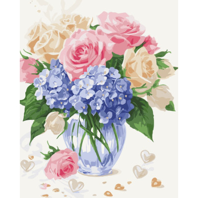 Картина за номерами Art Craft Романтичні квіти 40 х 50 см (13094-AC) Картина за номерами Art Craft Романтичні квіти 40 х 50 см (13094-AC)