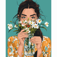 Картина за номерами Art Craft Ромашковий вайб 40 х 50 см (10183-AC)