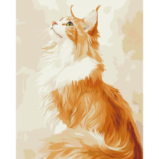 Картина за номерами Art Craft Рудий мейн-кун 40 х 50 см (11704-AC)