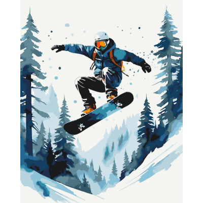 Картина за номерами Art Craft Сніжний екстрім 40 х 50 см (10160-AC) Картина за номерами Art Craft Сніжний екстрім 40 х 50 см (10160-AC)