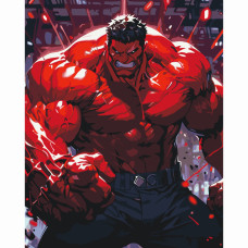 Картина за номерами Art Craft Червоний Халк 40 х 50 см (16522-AC)