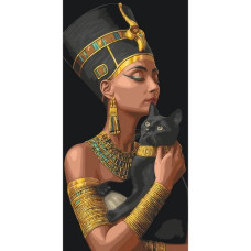 ​Картина за номерами Art Craft Таємниця Клеопатри з металізованими фарбами 40 х 80 см (10186-AC)