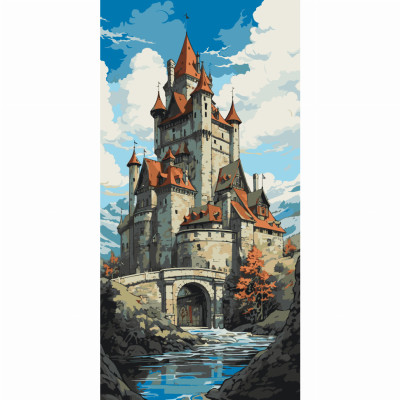 Картина за номерами Art Craft Казковий замок 40 х 80 см (11067-AC) Картина за номерами Art Craft Казковий замок 40 х 80 см (11067-AC)