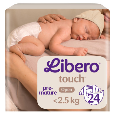 Підгузки Libero Touch Open Prema 0-2.5 кг 24 шт (7322541069999)