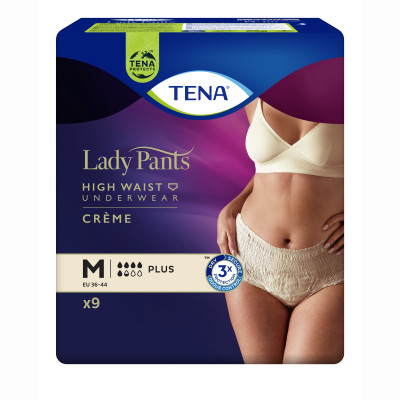 Урологічні труси для жінок Tena Lady Pants Plus M 9 шт Creme (7322542294765) Урологічні труси для жінок Tena Lady Pants Plus M 9 шт Creme (7322542294765)