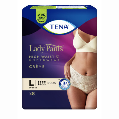 Урологічні труси для жінок Tena Lady Pants Plus L 8 шт Creme (7322542297360) Урологічні труси для жінок Tena Lady Pants Plus L 8 шт Creme (7322542297360)