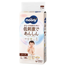 Підгузки Moony Natural L 9-14 кг 38 шт (4903111242030)