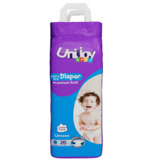 Підгузки Unijoy Soft XL 12-17 кг 26 шт (6998526216200)