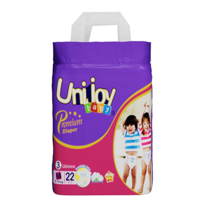 Підгузки Unijoy Premium М 6-9 кг 22 шт (6973920541028)