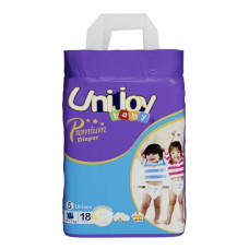 Підгузки Unijoy Premium XL 12-17 кг 18 шт (6973920541042)