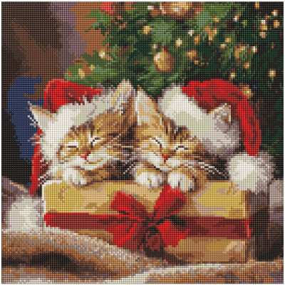 Алмазна мозаїка Ідейка Пухнасті подарунки 40 х 40 см (AMO20008) в Черкассах Алмазна мозаїка Ідейка Пухнасті подарунки 40 х 40 см (AMO20008) в Черкассах