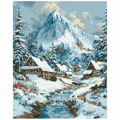 Картина за номерами Ідейка Новорічний краєвид 40 х 50см (KHO6420) в Черкассах Картина за номерами Ідейка Новорічний краєвид 40 х 50см (KHO6420) в Черкассах