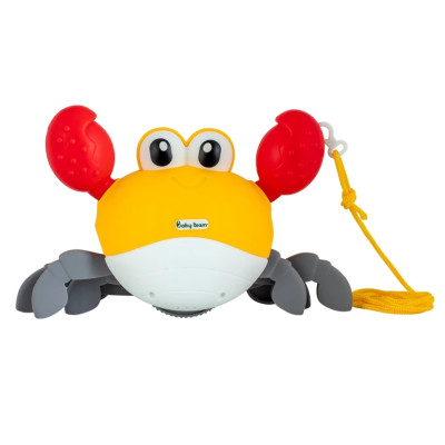 Іграшка для ванни Baby Team Чудо краб жовтий (8685/1)