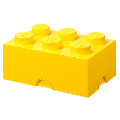 Бокс для зберігання LEGO Lifestyle Цеглинка 6 жовтий (40000802)
