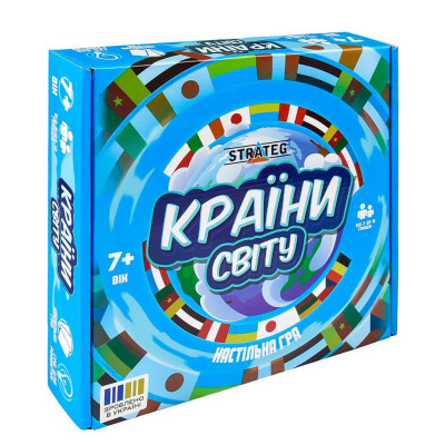 Настільна гра Strateg Країни світу (4823113893088)