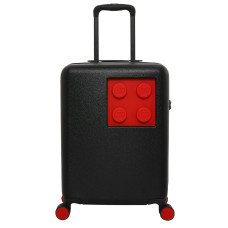 ​Валіза LEGO Lifestyle Brick 2x2 Trolley S чорна з червоною вставкою (20152-1963)