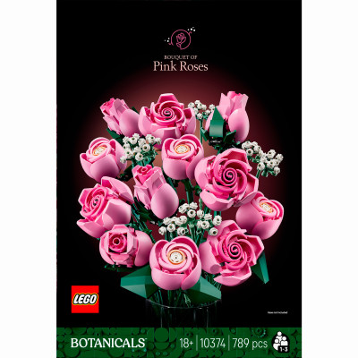 Конструктор LEGO Botanicals Букет рожевих троянд (10374)