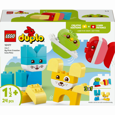 Конструктор LEGO DUPLO My First Чарівні творчі домашні улюбленці 3 в 1 (10477) Конструктор LEGO DUPLO My First Чарівні творчі домашні улюбленці 3 в 1 (10477)