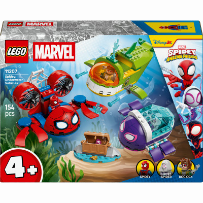 Конструктор LEGO Marvel Павук: Підводні транспортні засоби (11207)