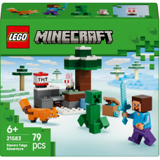 Конструктор LEGO Minecraft Пригоди Стіва в тайзі (21583)