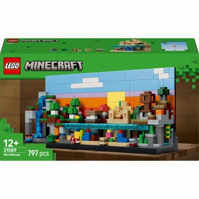 Конструктор LEGO Minecraft Мінібіоми (21589) Конструктор LEGO Minecraft Мінібіоми (21589)