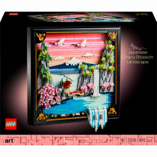 Конструктор LEGO Art Японський пейзаж із цвітом сакури (31218)
