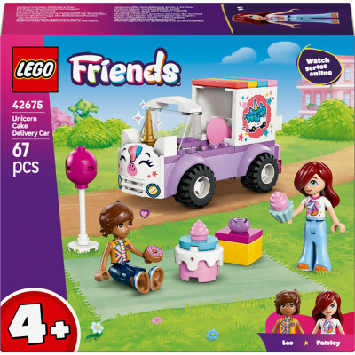 Конструктор LEGO Friends Автомобіль для доставки тортів з єдинорогами (42675)