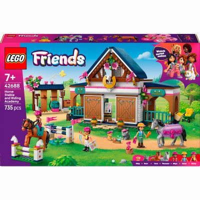 Конструктор LEGO Friends Кінна стайня і академія верхової їзди (42688)