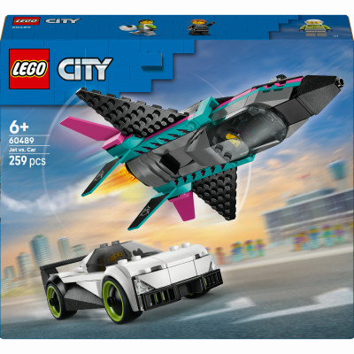 Конструктор LEGO City Реактивний літак проти автомобіля (60489) в Хмельницком