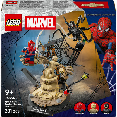 Конструктор LEGO Marvel Легендарна битва: Людина-павук vs. Піщана людина (76334)