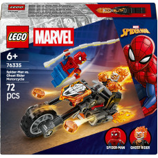 Конструктор LEGO Marvel Людина-павук vs. Примарний вершник на мотоциклі (76335)