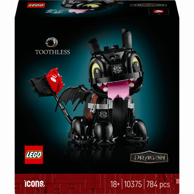Конструктор LEGO Icons Як приборкати дракона: Беззубик (10375) Конструктор LEGO Icons Як приборкати дракона: Беззубик (10375)