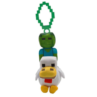 М'яка іграшка PMI Майнкрафт Зомбі з куркою (MC7202/2)