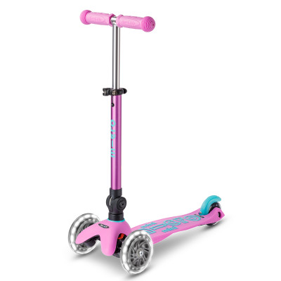 ​Самокат Micro Mini Deluxe Foldable LED Лавандовий (MMD398)