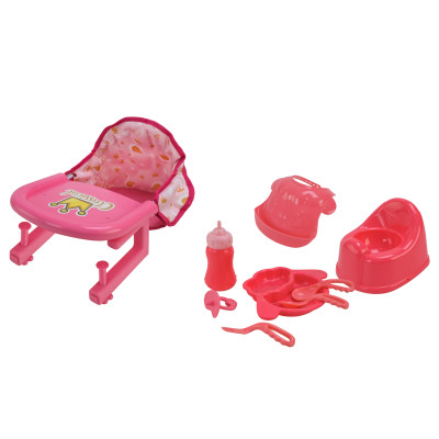 Стільчик для годування Країна Іграшок з аксесуарами рожевий (5882) в Виннице