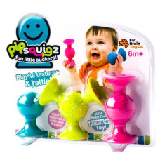 Набір брязкалець Fat Brain Toys pipSquigz 3 шт (F089ML)